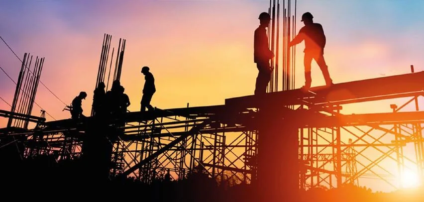 Equipo en obra